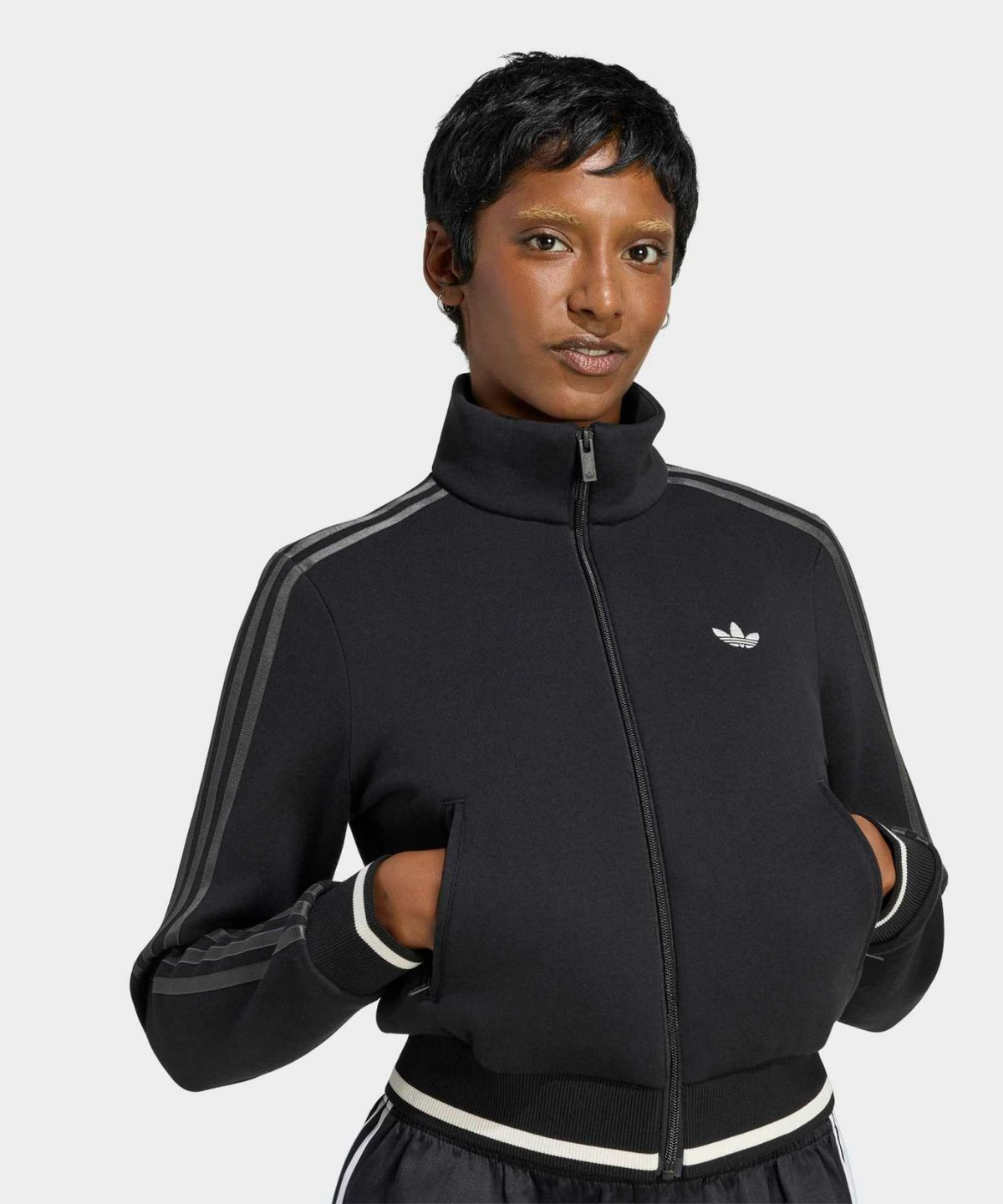 아디다스(ADIDAS) 립 파이어버드 트랙탑 - 블랙:화이트 / KS9366
