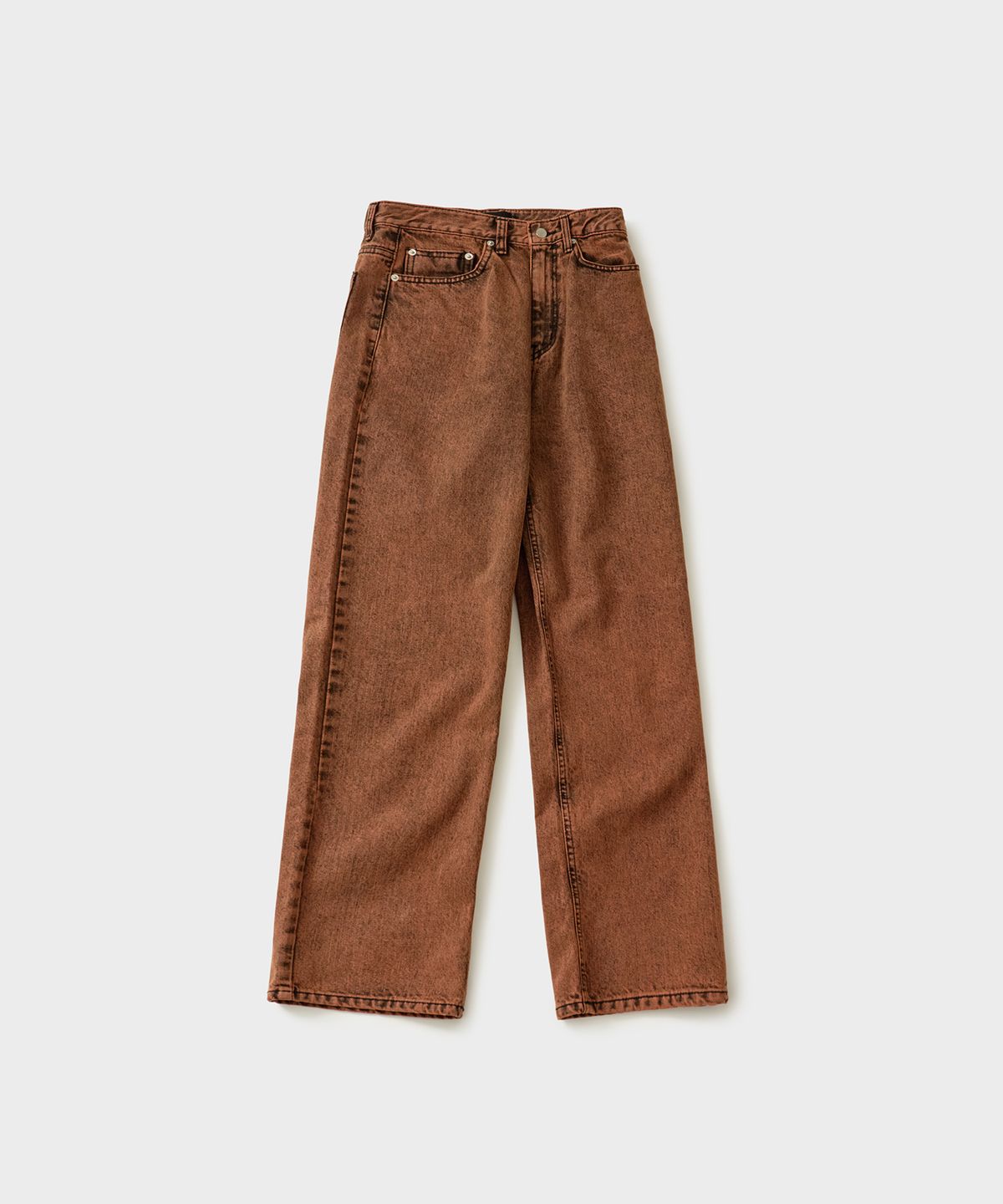 바니쉬먼트(VANISHMENT) Color dying denim pants_orange