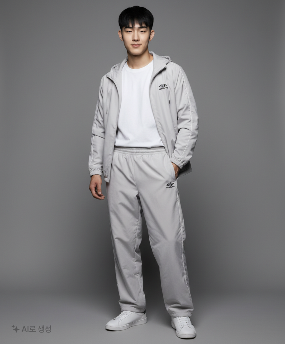 엄브로(UMBRO) 엔지니어드 우븐 와이드 & 조거 2WAY 팬츠 라이트 그레이(UQ121CPT23) L