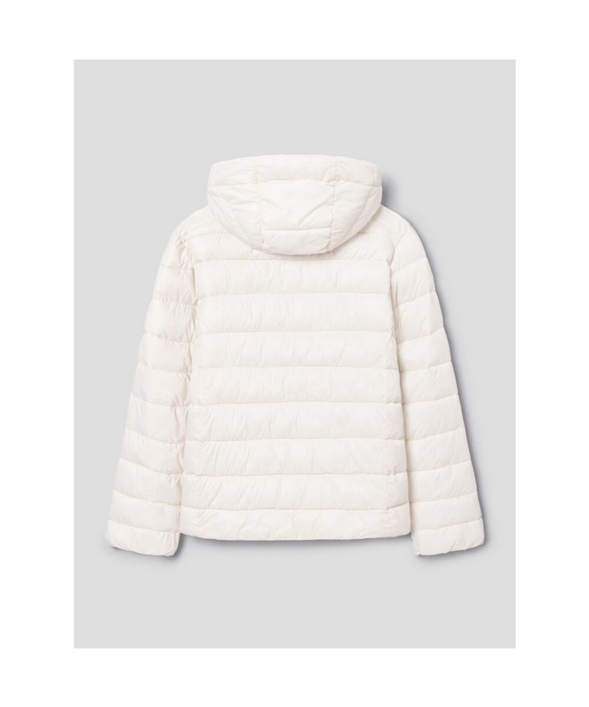 에잇세컨즈(8SECONDS) 후드 경량 패딩 점퍼  아이보리