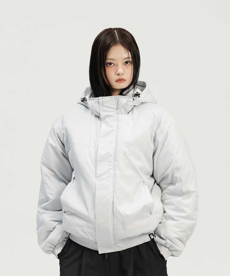 프리마로프트 디테쳐블 후드 헤비 점퍼 (그레이)