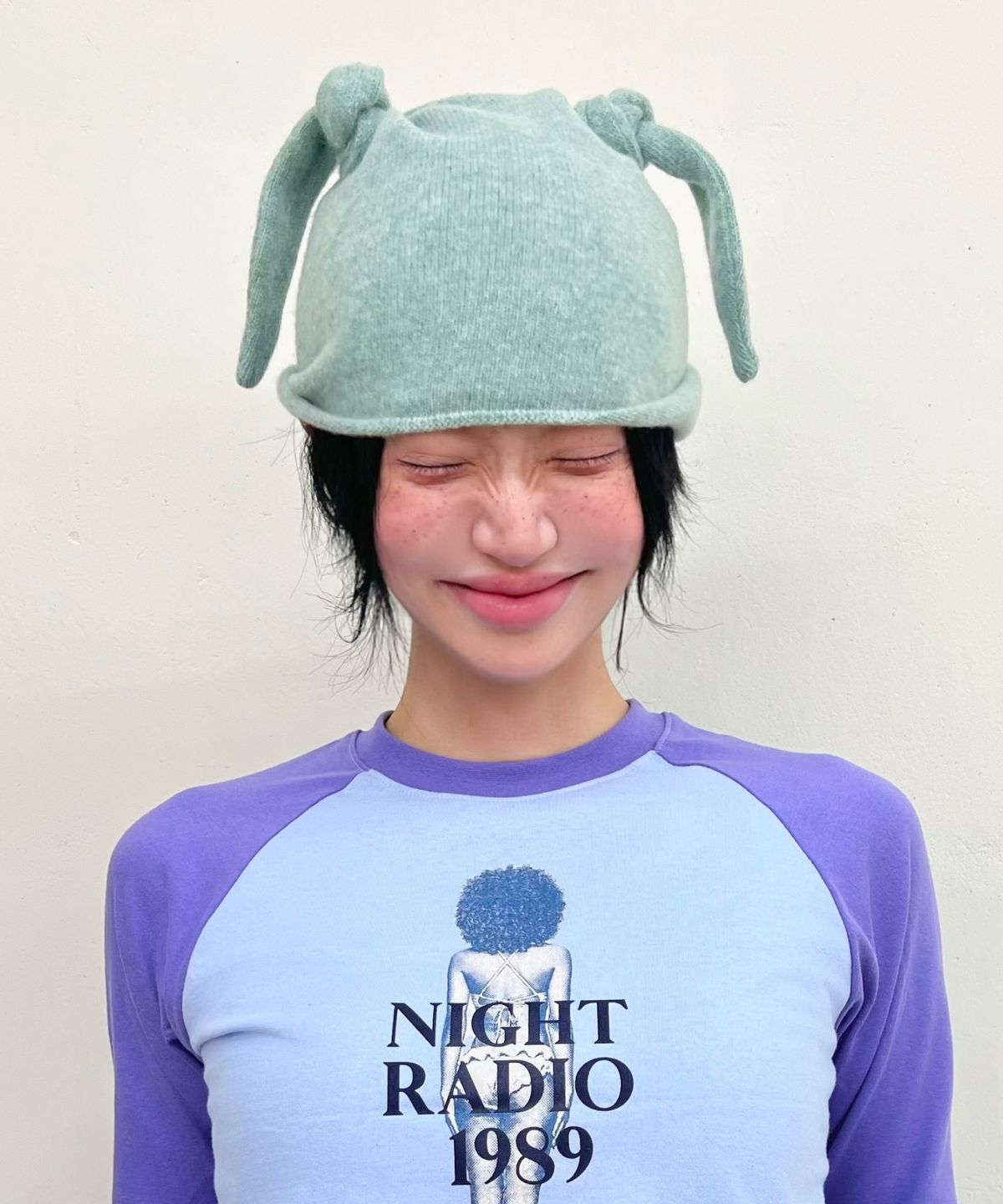키코지(KIKOZY) Tie Loop Beanie_Mint