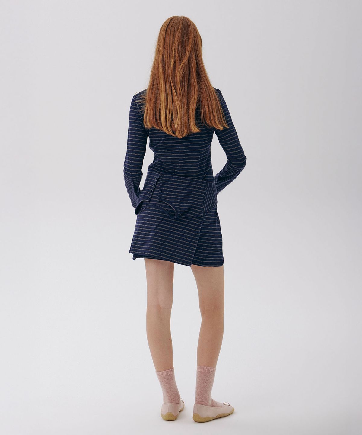 준준스페이스(JUNEJUNE SPACE) VOL17.Mini Jersey Dress_Navy