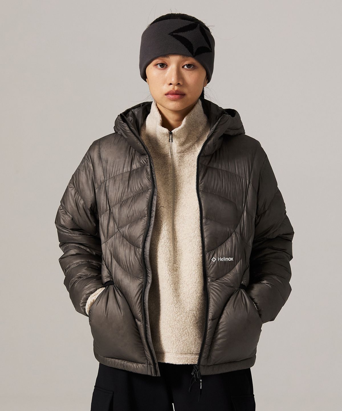 헬리녹스 웨어(HELINOX WEAR) 이클립스 팩 다운 자켓_Beige