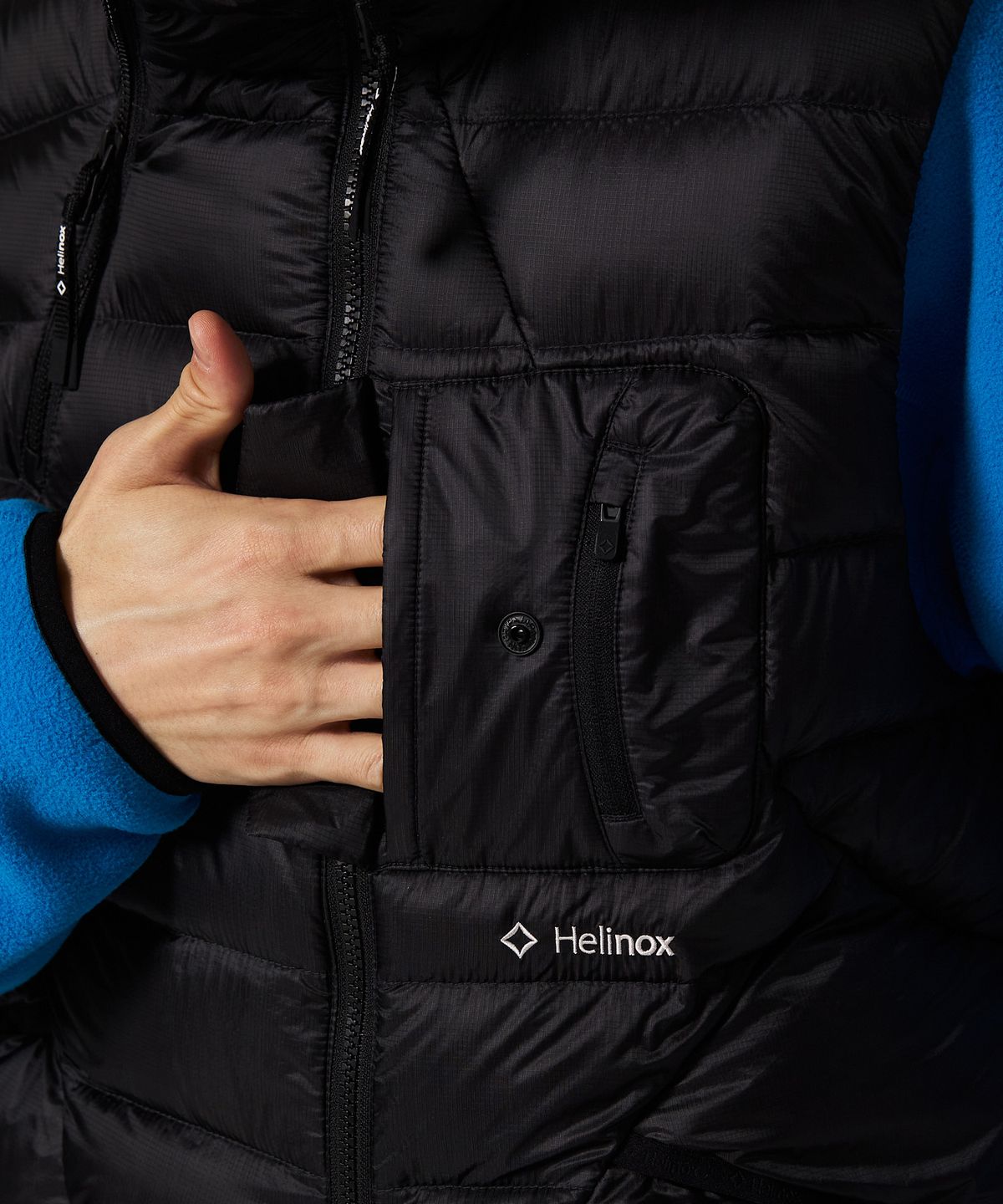 헬리녹스 웨어(HELINOX WEAR) 이클립스 팩 다운 베스트_Black