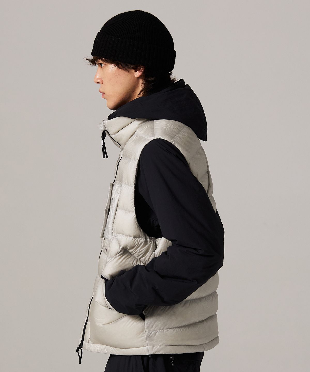 헬리녹스 웨어(HELINOX WEAR) 이클립스 팩 다운 베스트_Light Gray