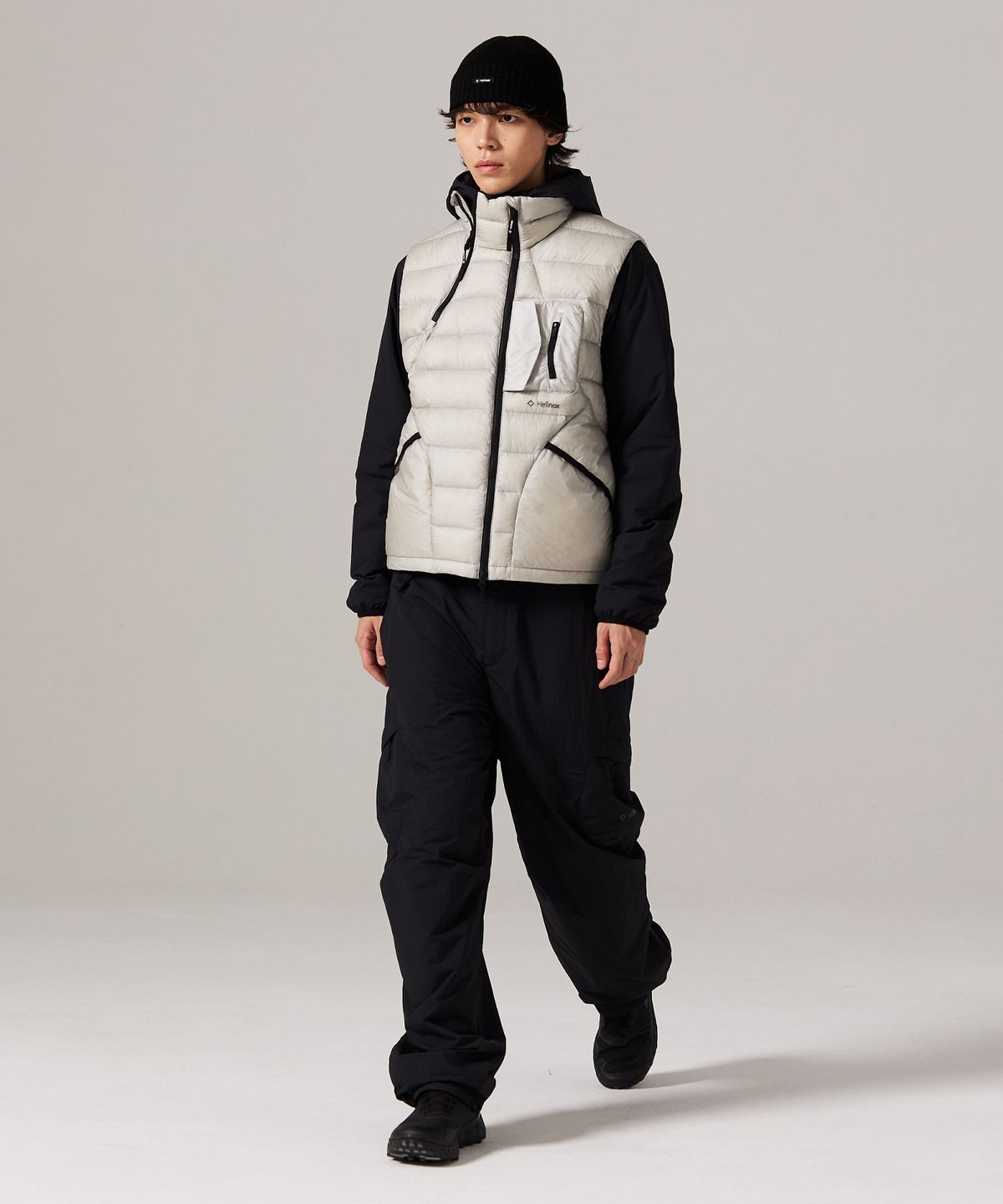 헬리녹스 웨어(HELINOX WEAR) 이클립스 팩 다운 베스트_Light Gray