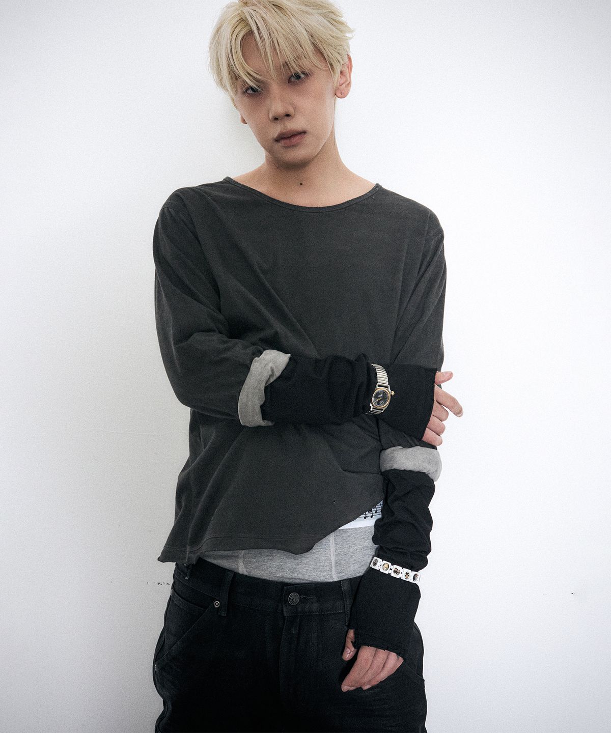스키즘 인듀싱(SCHISM INDUCING) WMW LONG SLEEVES BLACK