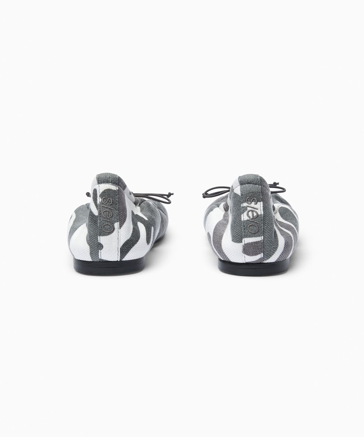 에스이오(s/e/o) BUN BALLERINA FLATS WHITE CAMO