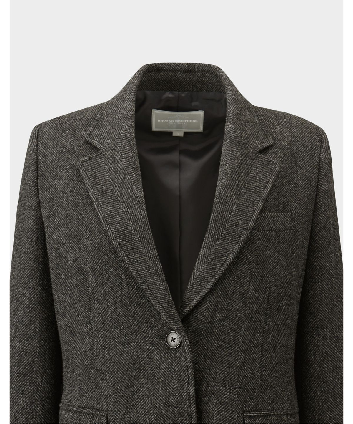 브룩스 브라더스(BROOKS BROTHERS) [여성] 울 헤링본 재킷 (차콜) (BBJSWBG401)