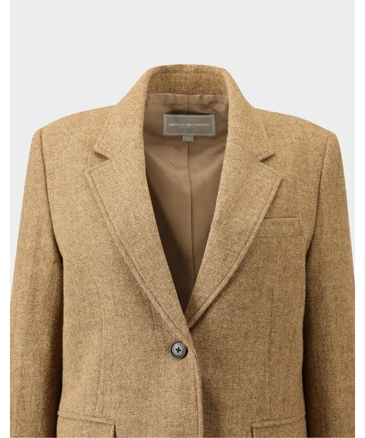 브룩스 브라더스(BROOKS BROTHERS) [여성] 울 헤링본 재킷 (베이지) (BBJSWBG401)
