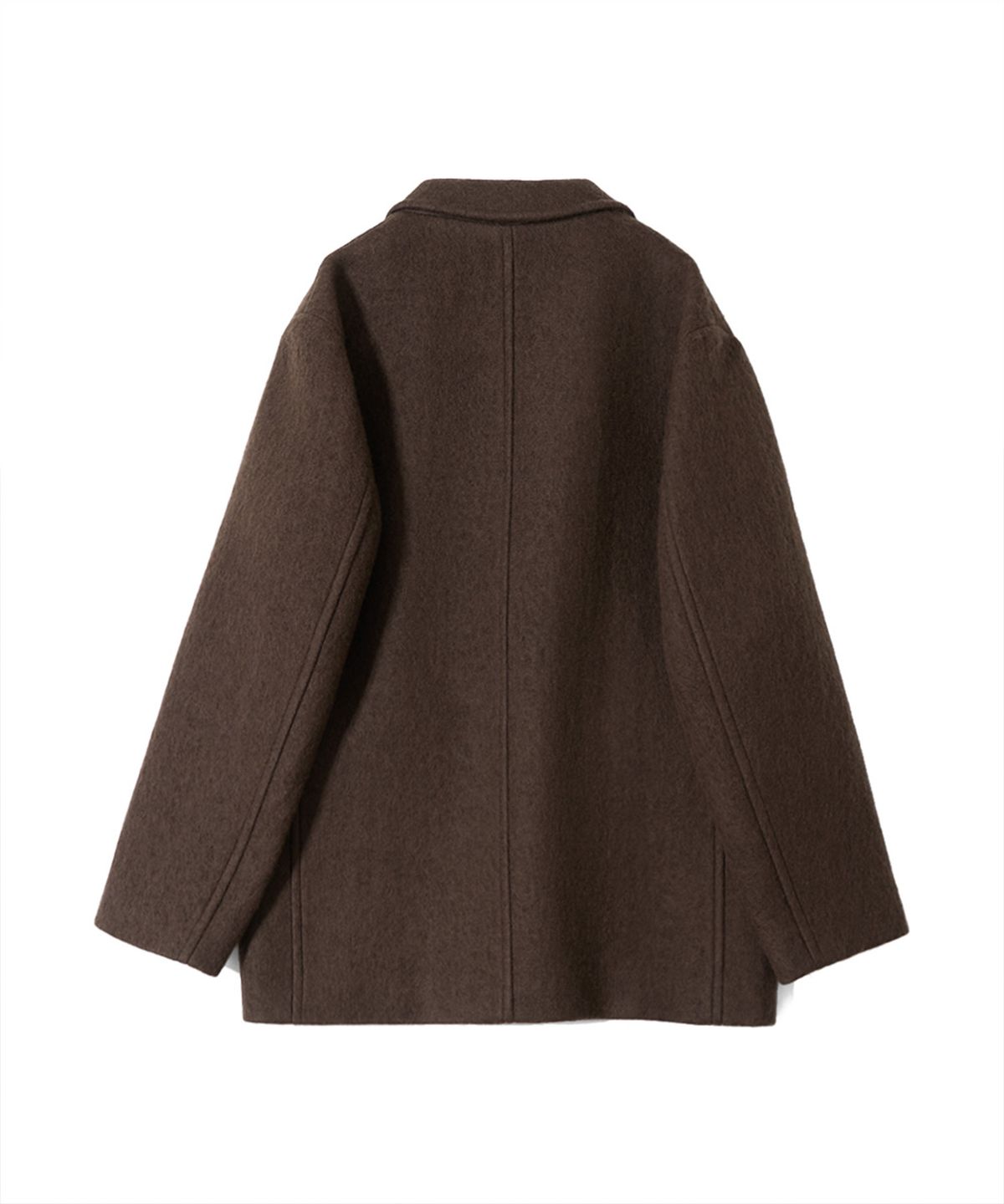 홀리선(HORLISUN) Austin Heavy Wool Single Coat Brown
