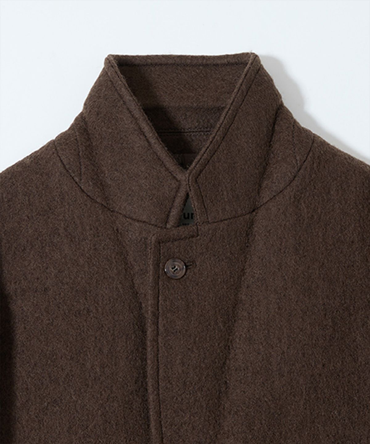 홀리선(HORLISUN) Austin Heavy Wool Single Coat Brown