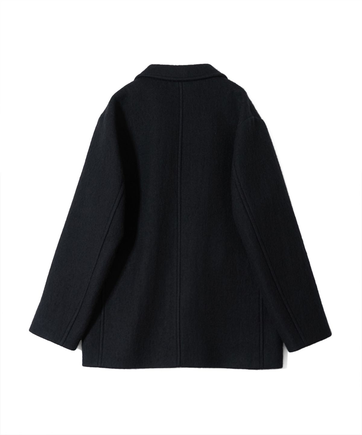 홀리선(HORLISUN) Austin Heavy Wool Single Coat Black