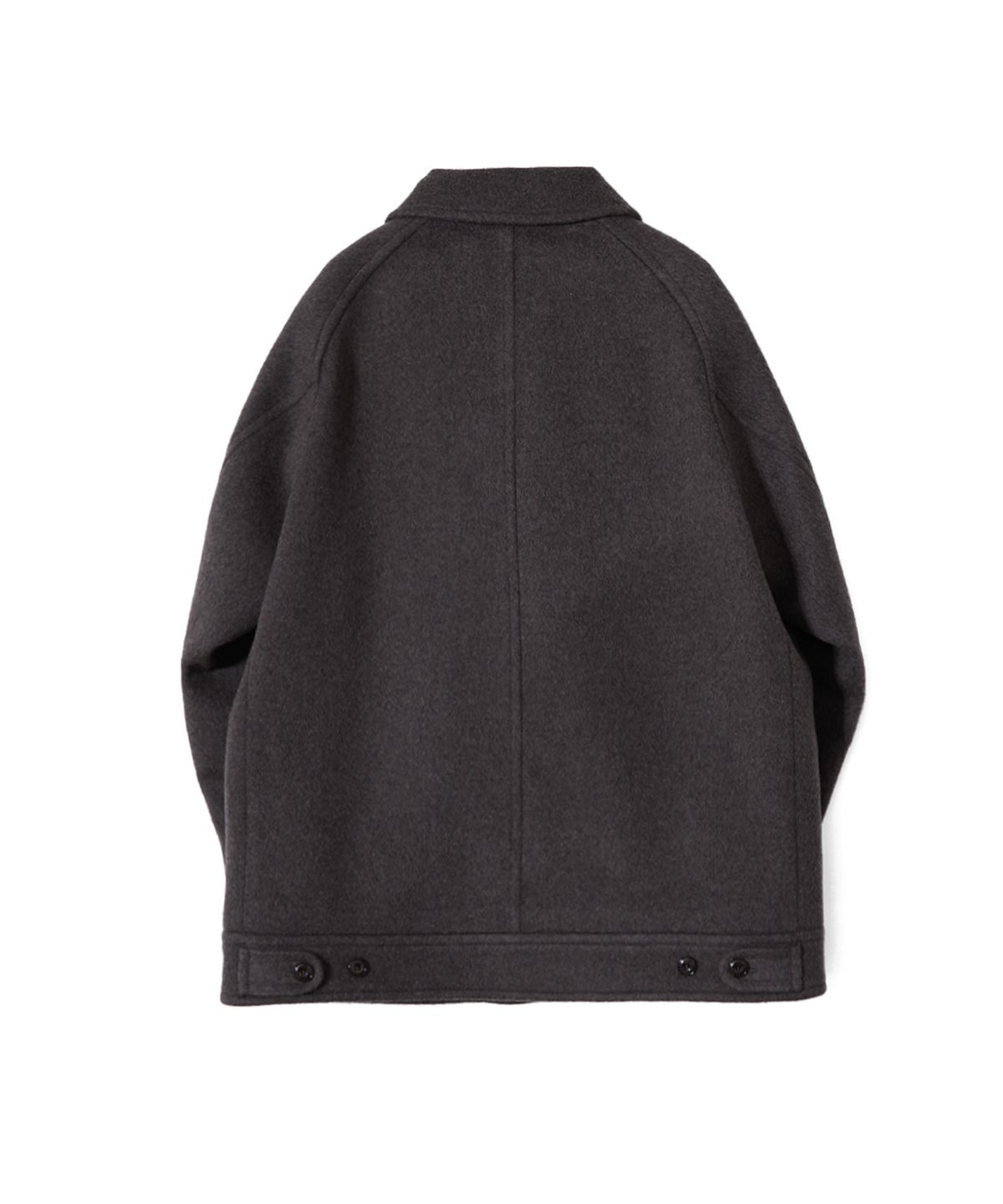 홀리선(HORLISUN) Maple Raglan Wool Short Coat Spain Olive