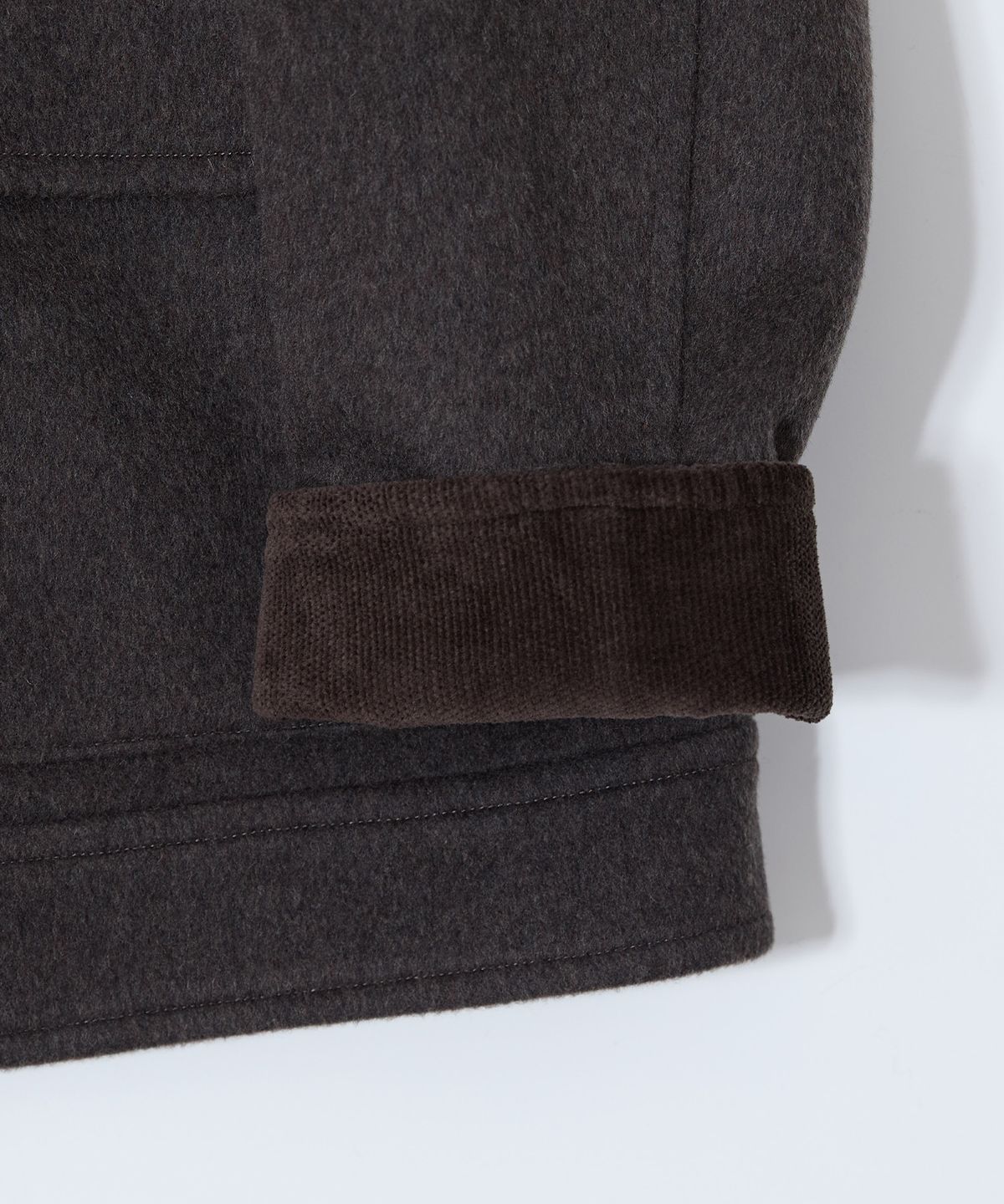 홀리선(HORLISUN) Maple Raglan Wool Short Coat Spain Olive