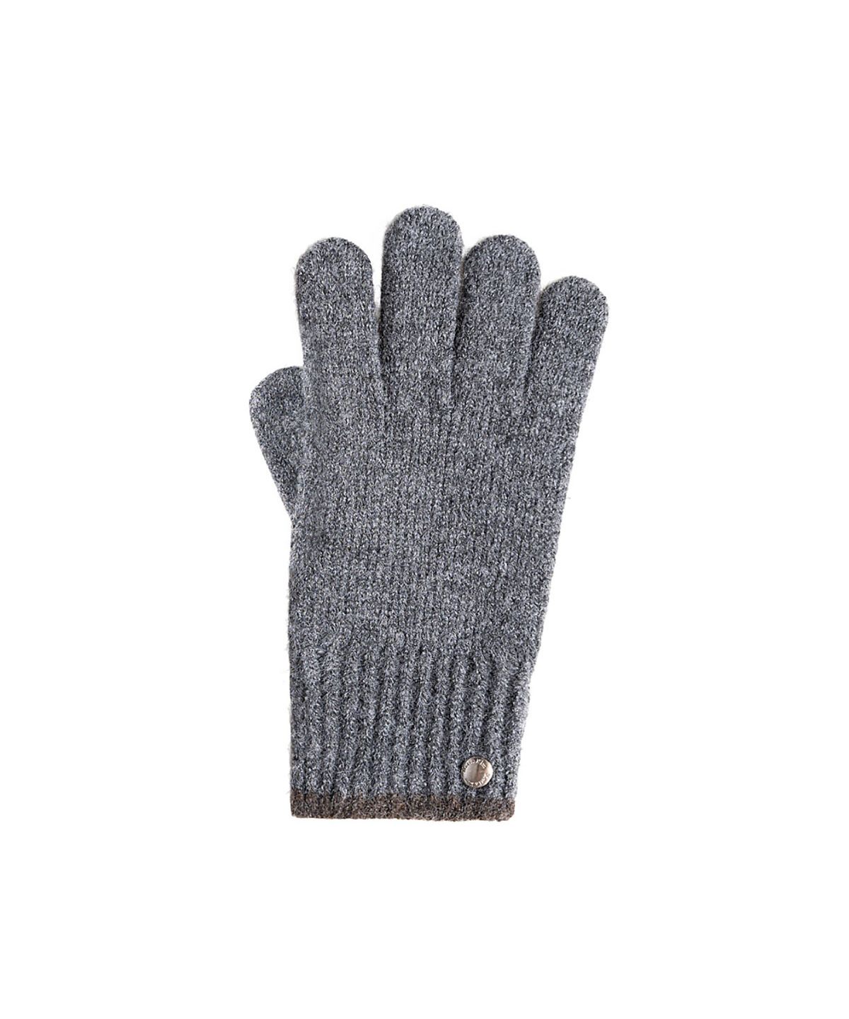 마뗑킴(MATIN KIM) COLOR-BLOCK CUFF GLOVES FOR MEN IN GREY