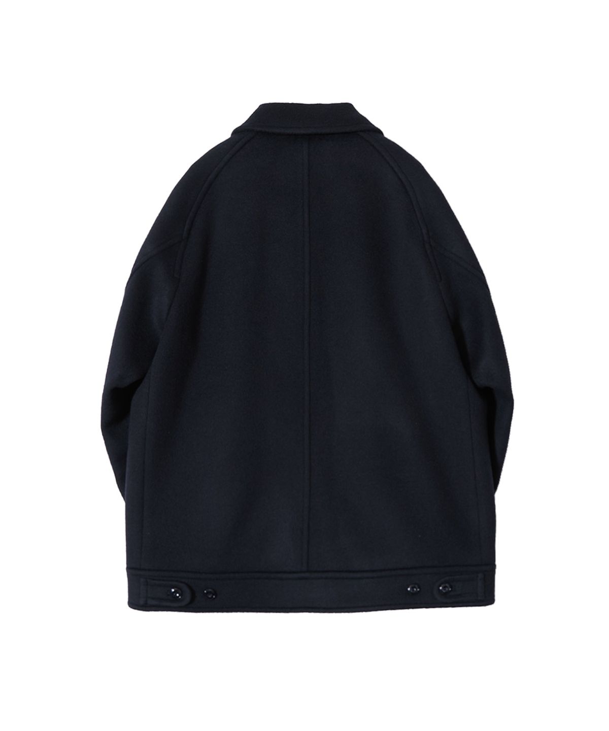 홀리선(HORLISUN) Maple Raglan Wool Short Coat Dark Navy
