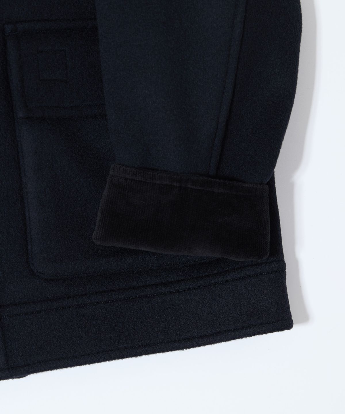 홀리선(HORLISUN) Maple Raglan Wool Short Coat Dark Navy