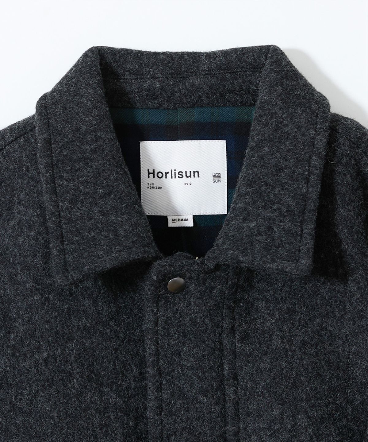 홀리선(HORLISUN) Irish Wool Jacket Melange Charcoal
