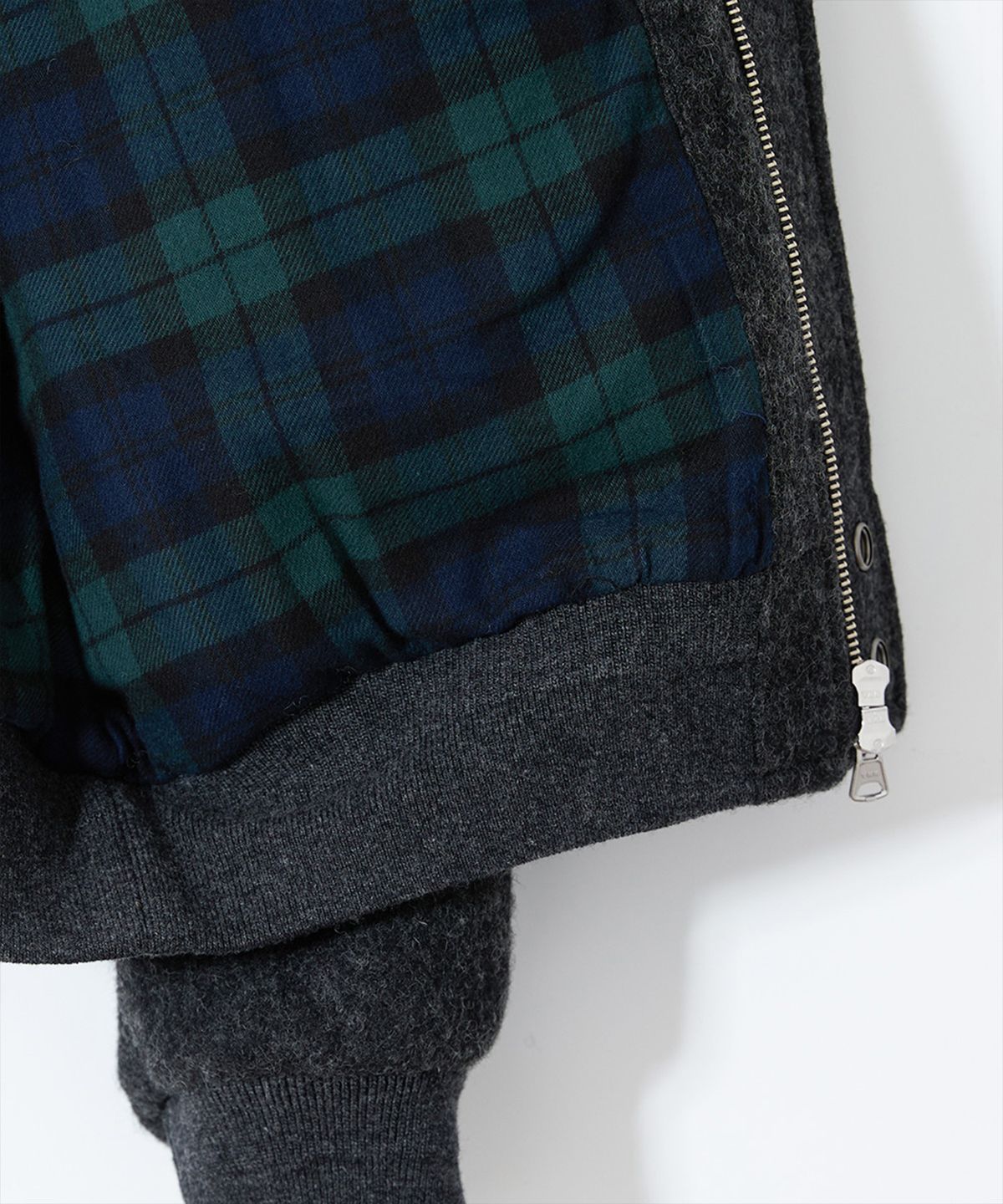 홀리선(HORLISUN) Irish Wool Jacket Melange Charcoal