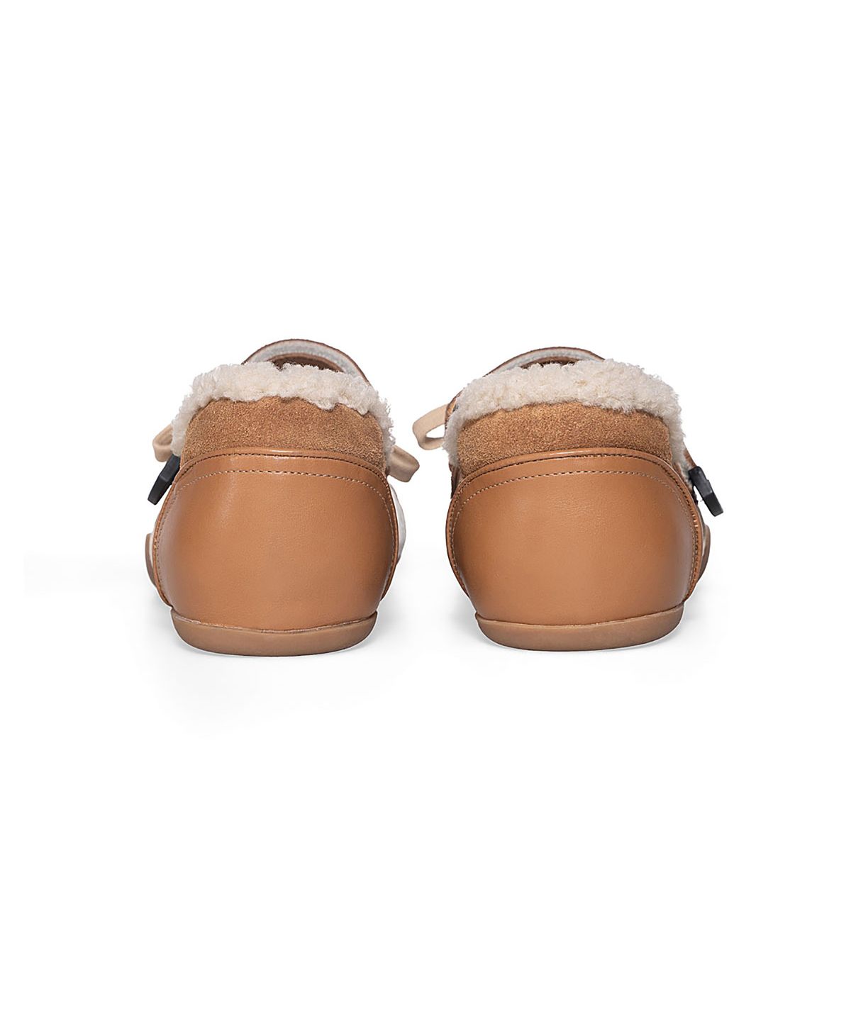 마뗑킴(MATIN KIM) SPORTY SHEARLING MARY JANE SNEAKERS IN BEIGE