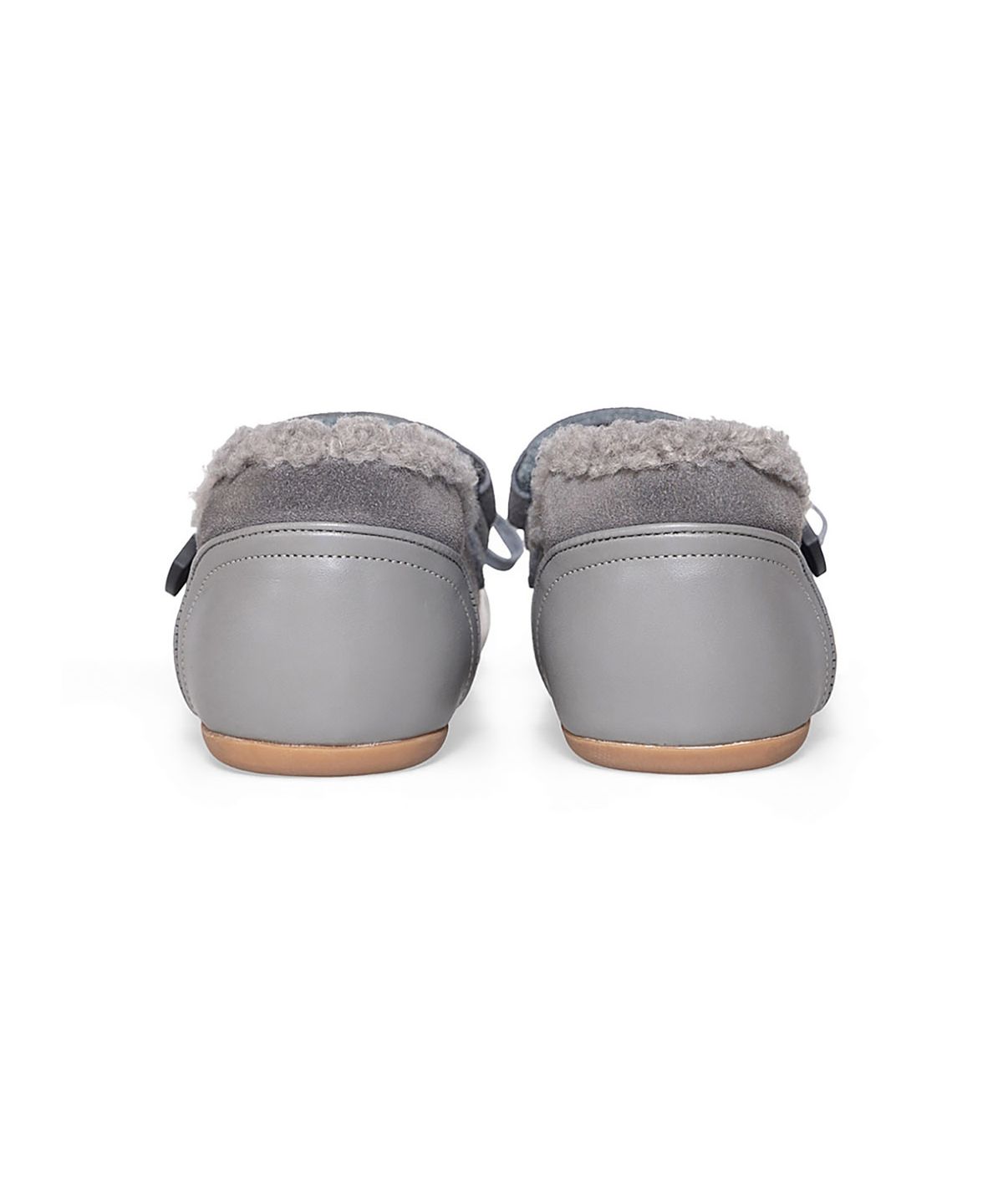 마뗑킴(MATIN KIM) SPORTY SHEARLING MARY JANE SNEAKERS IN GREY