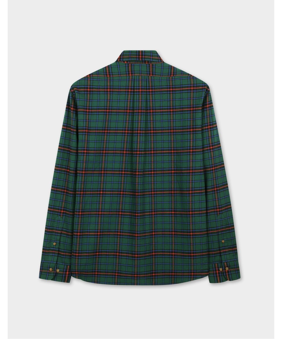 브룩스 브라더스(BROOKS BROTHERS) 플란넬 체크 셔츠 (그린) (BBTHMFG401)