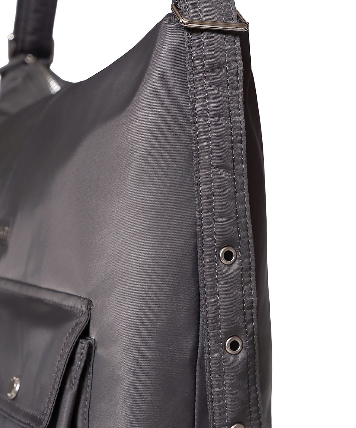 마뗑킴(MATIN KIM) MODULE POCKET BAG IN CHARCOAL