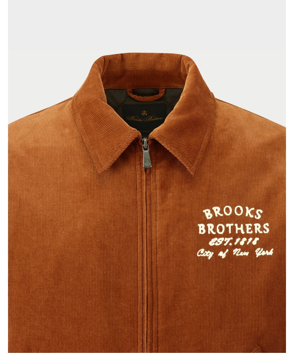 브룩스 브라더스(BROOKS BROTHERS) 코듀로이 바시티 점퍼 (오렌지) (BBOPMBG305)