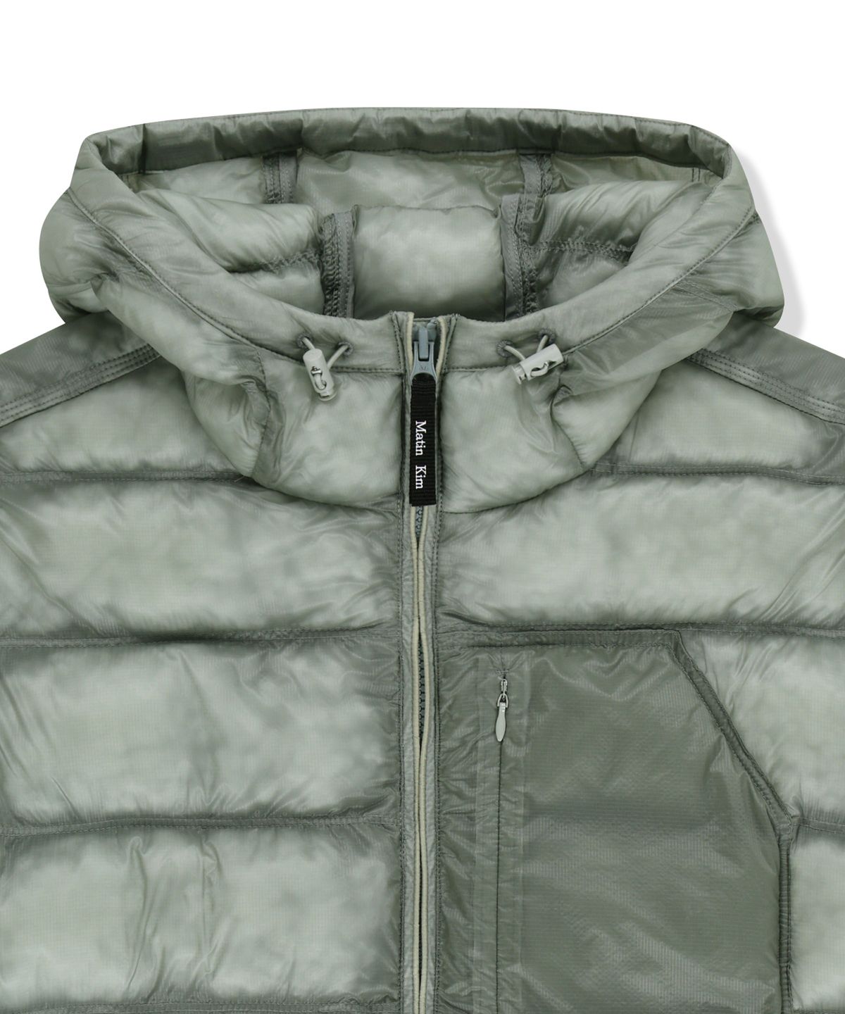 마뗑킴(MATIN KIM) CLOUD SHELL HOODY PADDING JUMPER IN MINT