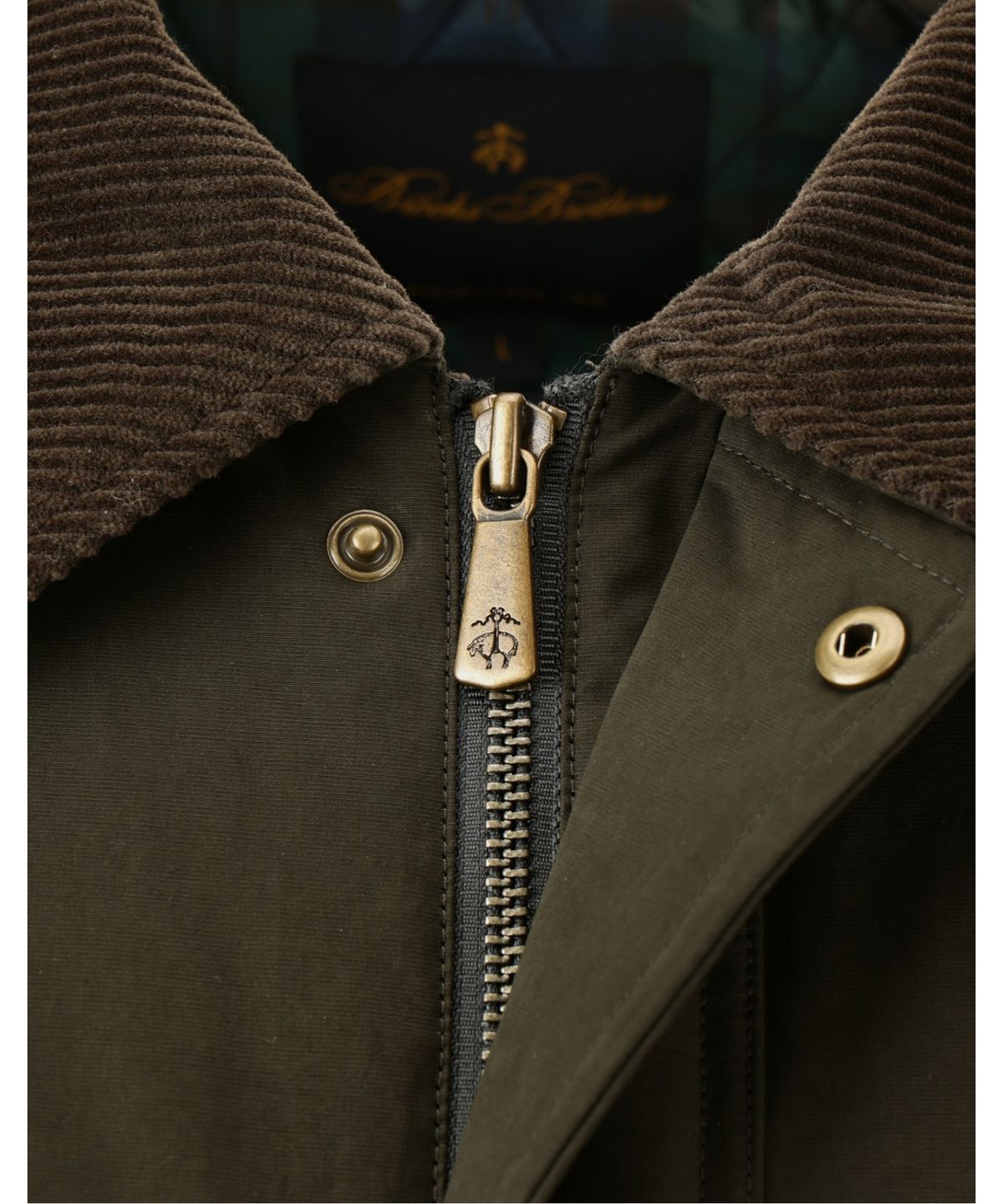 브룩스 브라더스(BROOKS BROTHERS) [Heritage] 헌팅필드 점퍼 (다크그레이) (BBOPMHG411)