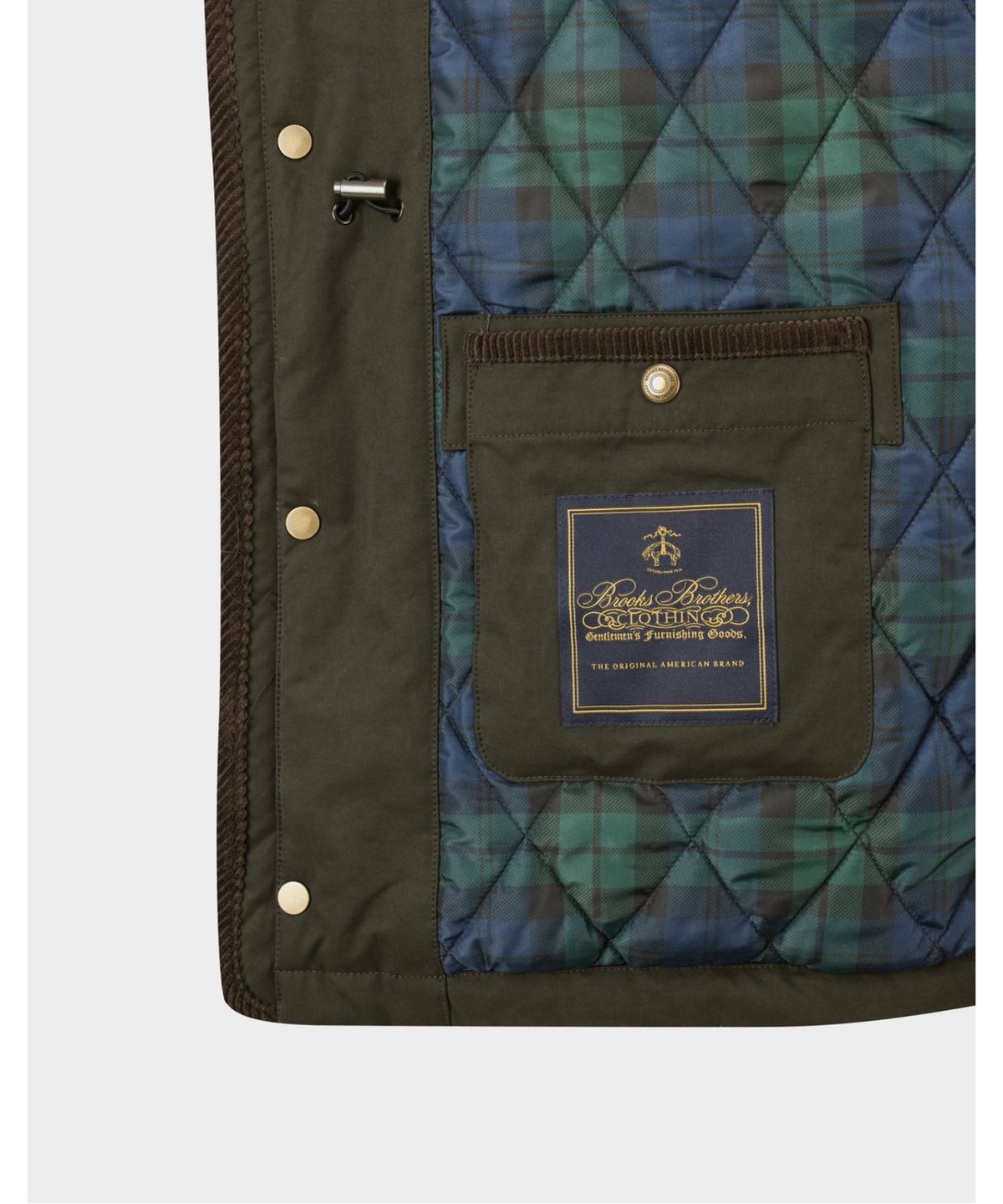 브룩스 브라더스(BROOKS BROTHERS) [Heritage] 헌팅필드 점퍼 (다크그레이) (BBOPMHG411)