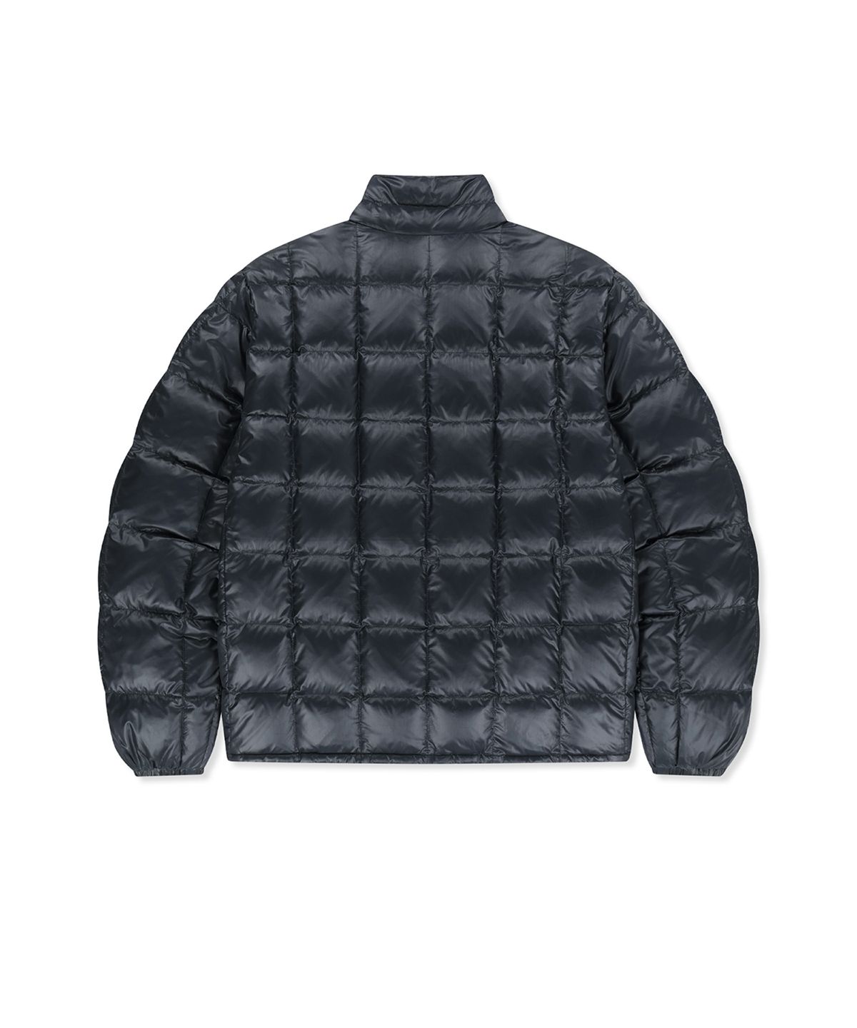 마뗑킴(MATIN KIM) MATIN GRID QUILTED LIGHT DOWN JUMPER IN DARK NAVY