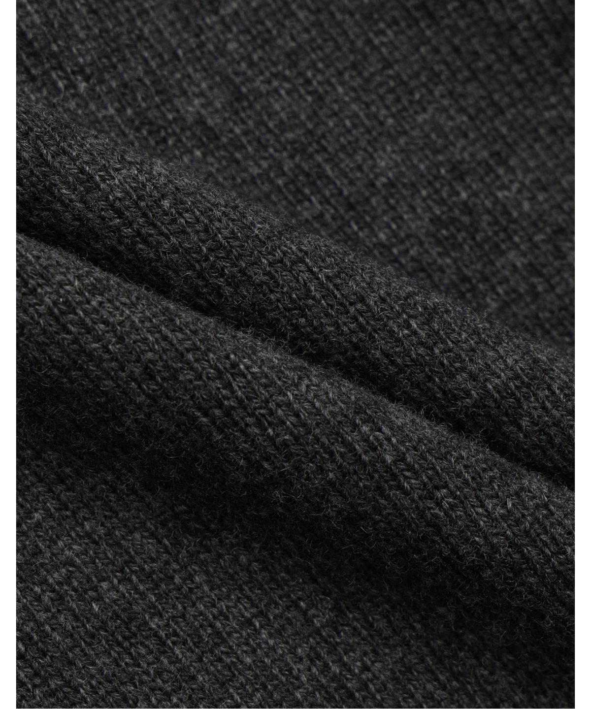 브룩스 브라더스(BROOKS BROTHERS) [Heritage] 울 캐시미어 하프 집업 스웨터 (차콜) (BBWZMHG415)