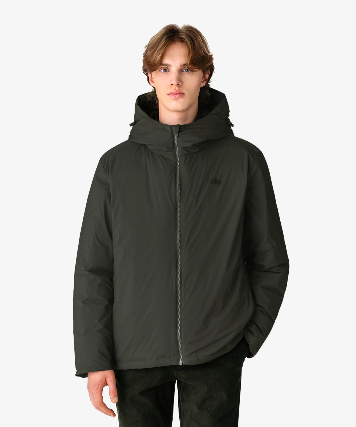 라코스테(LACOSTE) 남성 논퀼팅 후드 경량 다운 점퍼 BH547E-56N YZP