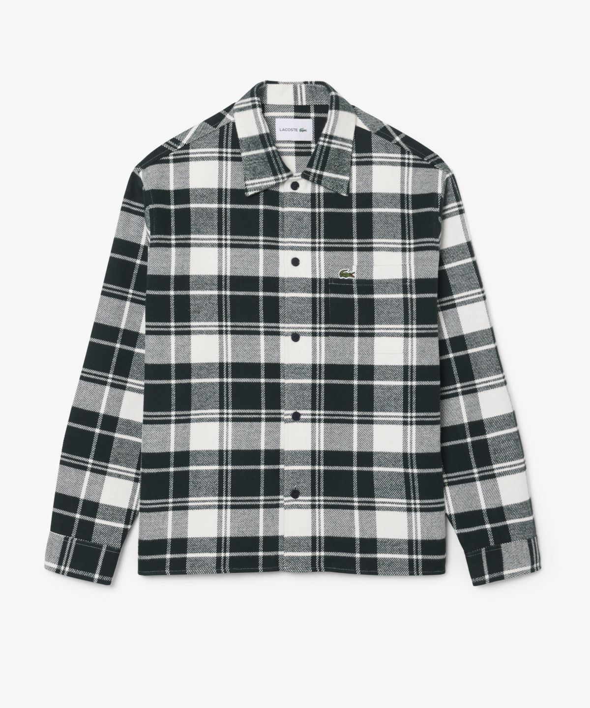 라코스테(LACOSTE) 남성 플란넬 체크 셔켓 CH3778-56N 4IR