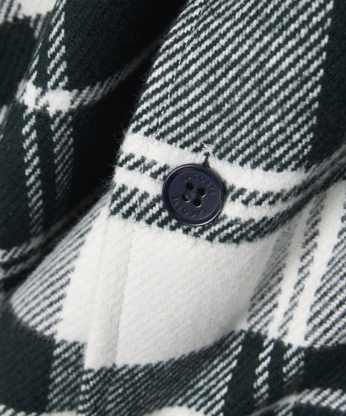 라코스테(LACOSTE) 남성 플란넬 체크 셔켓 CH3778-56N 4IR