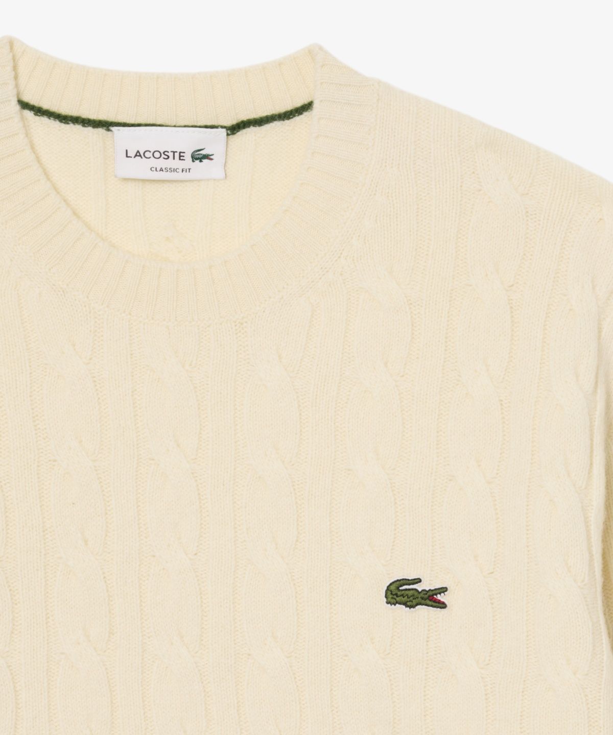 라코스테(LACOSTE) 남성 케이블 크루넥 풀오버 AH2924-56N XFJ