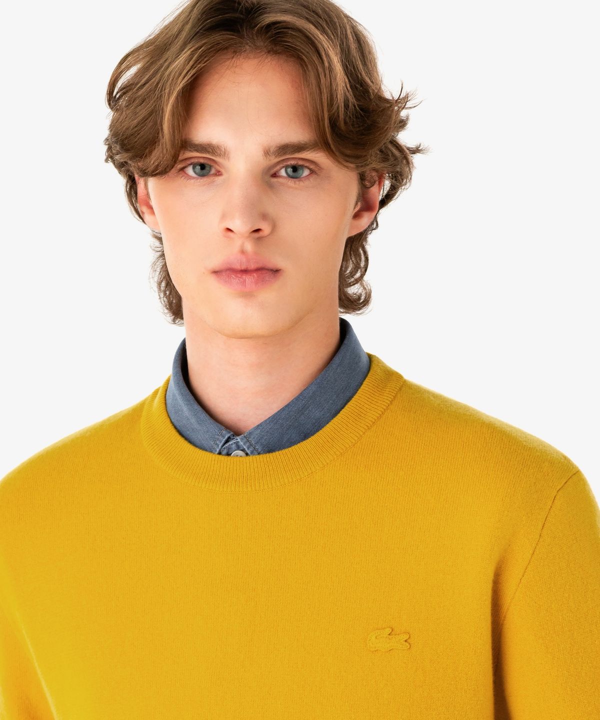 라코스테(LACOSTE) 남성 베이직 크루넥 풀오버 AH696E-56N 5AI