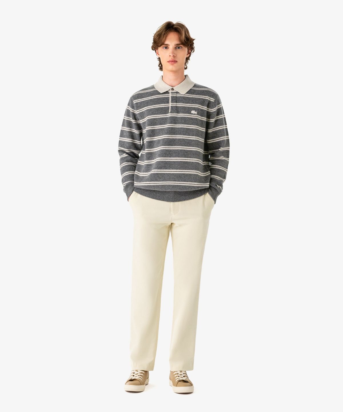 라코스테(LACOSTE) 남성 럭비 스웨터 폴로셔츠 AH505E-56N CCA