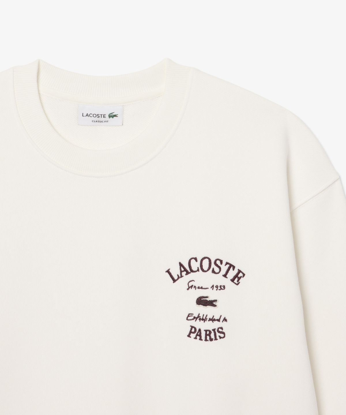 라코스테(LACOSTE) 남성 라코스테 워딩 크루넥 스웻 셔츠 SH9785-56N 70V