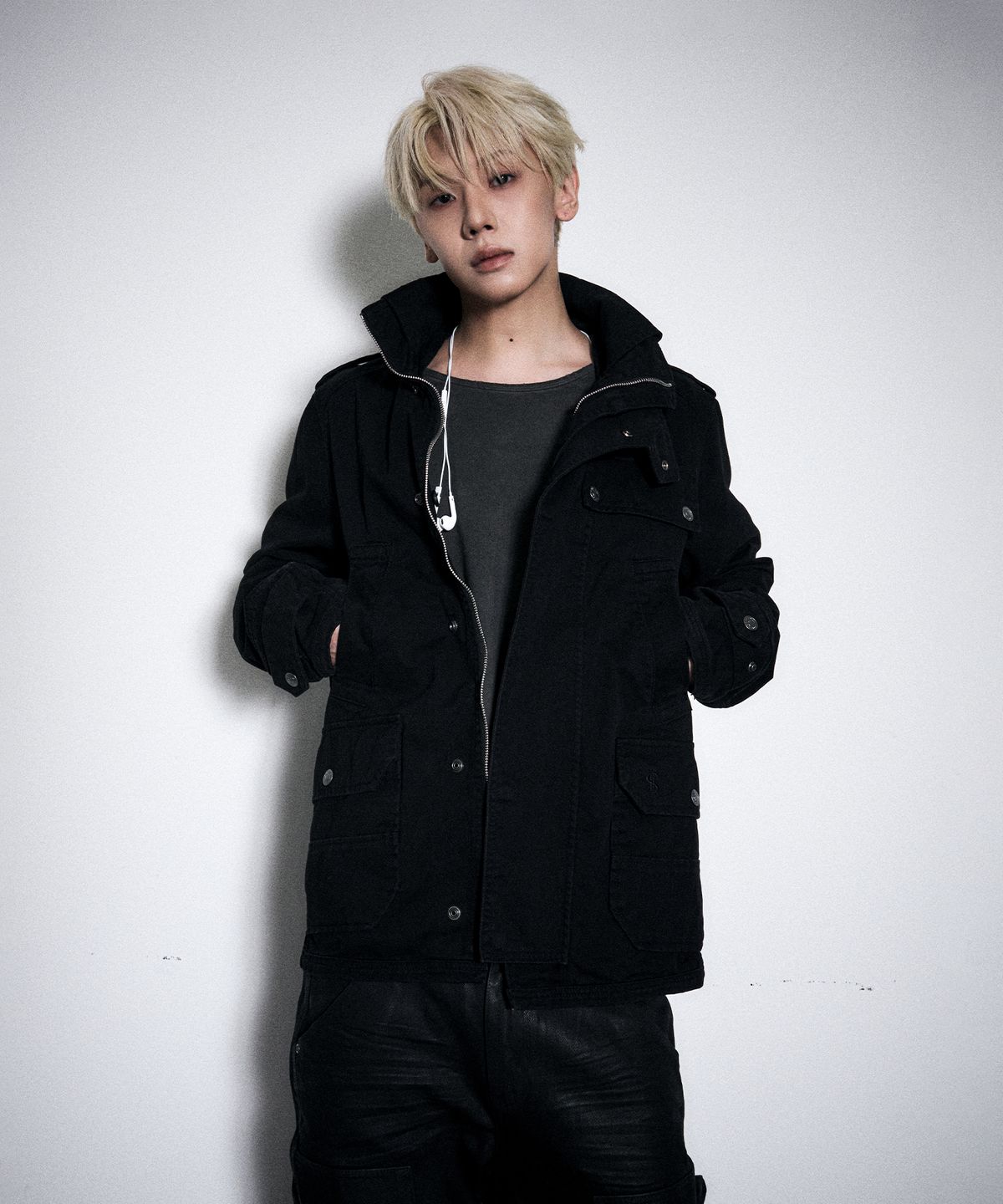 스키즘 인듀싱(SCHISM INDUCING) WMW MILITARY JACKET BLACK