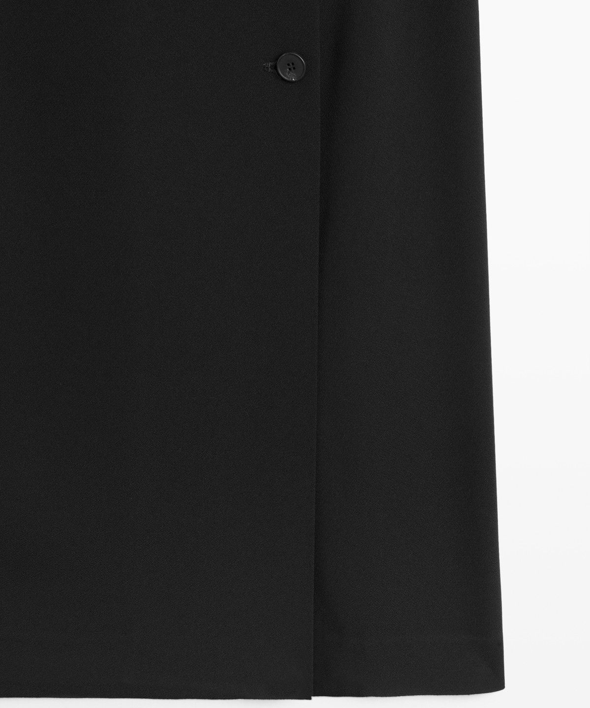 마시모두띠(MASSIMO DUTTI) 버튼 디테일 미디 스커트