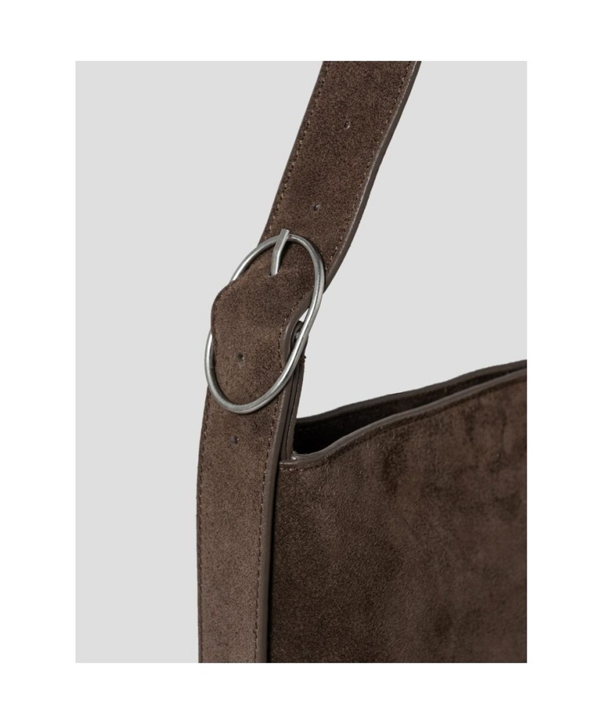 에잇세컨즈(8SECONDS) [리얼레더] 스웨트이드 버킷백  브릭