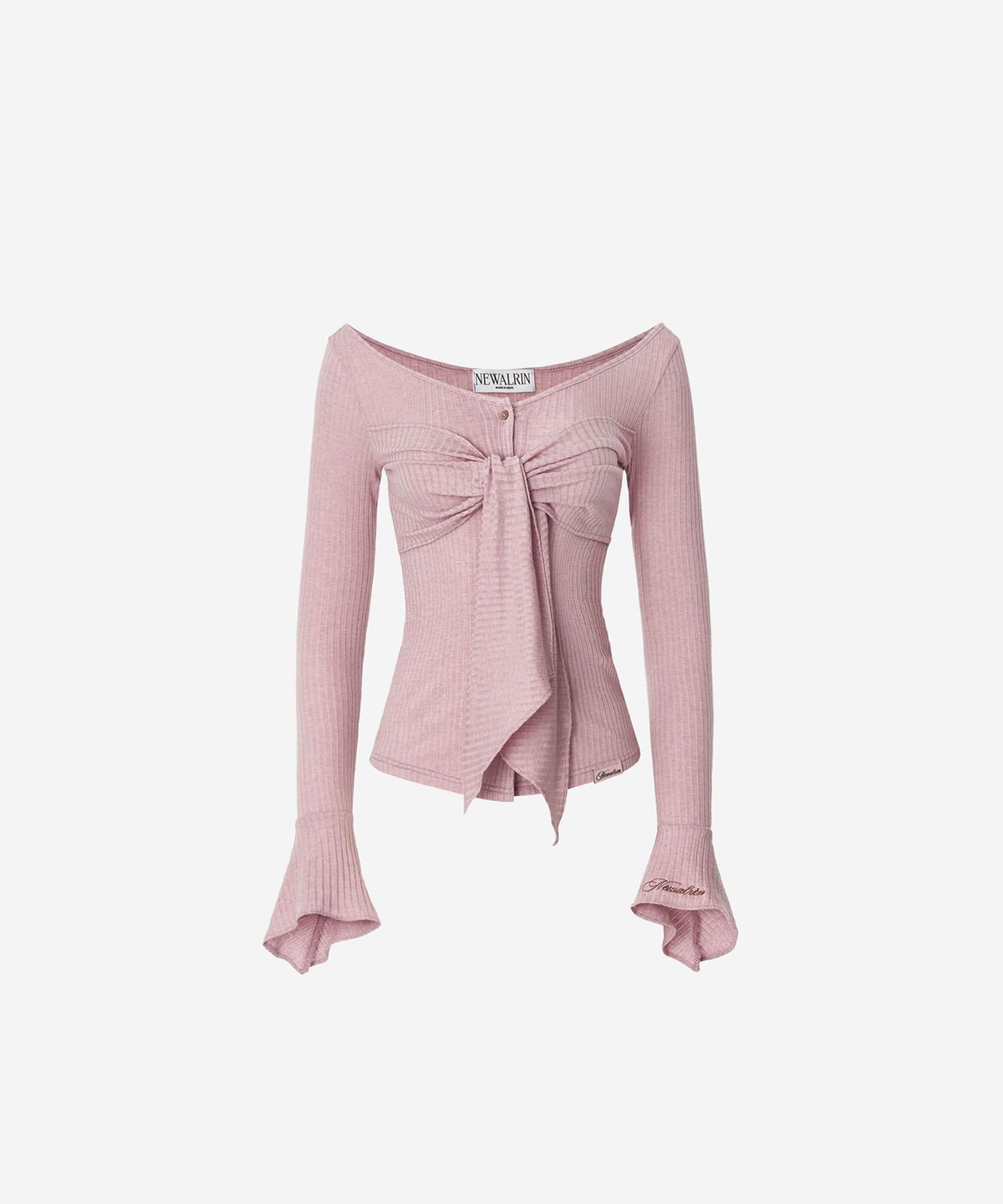 뉴얼린(NEWALRIN) Darling Twist Button Blouse(6colors)