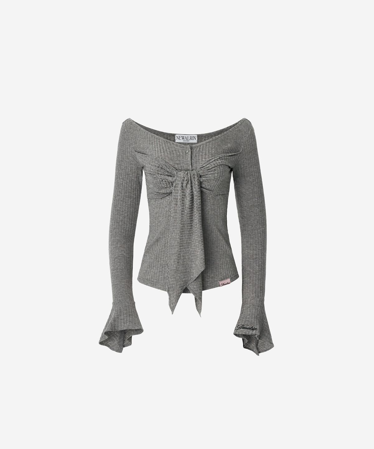 뉴얼린(NEWALRIN) Darling Twist Button Blouse(6colors)