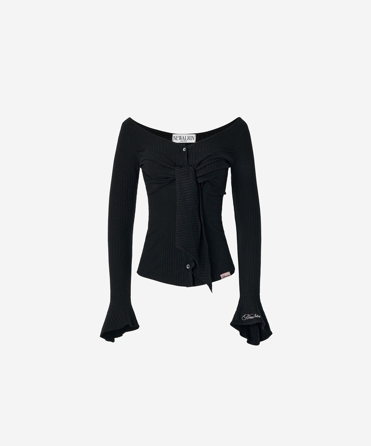 뉴얼린(NEWALRIN) Darling Twist Button Blouse(6colors)