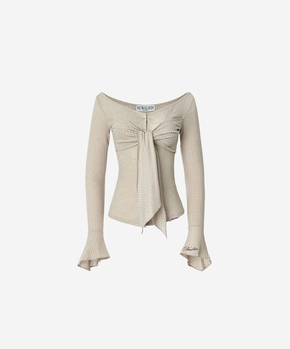 뉴얼린(NEWALRIN) Darling Twist Button Blouse(6colors)