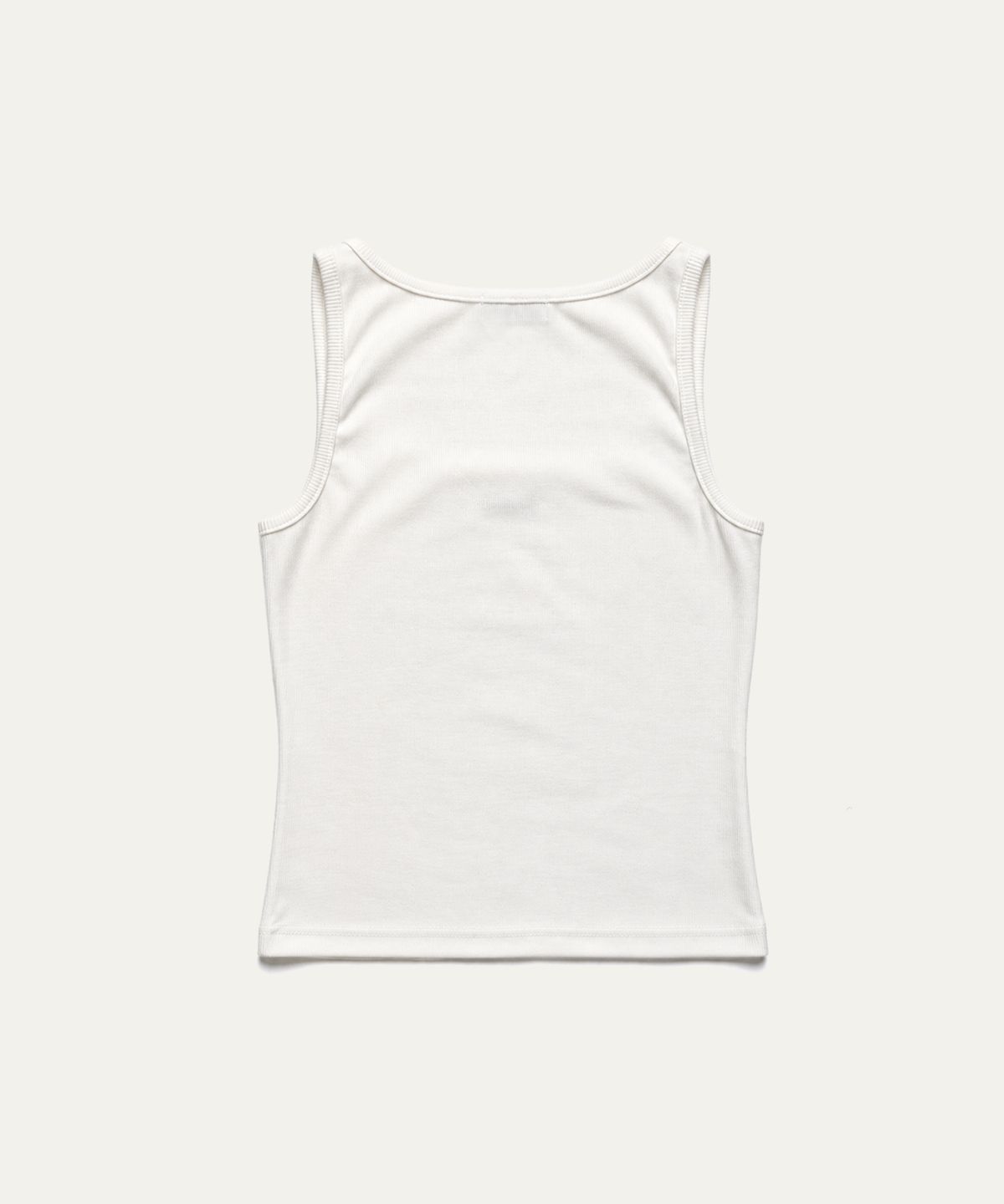톤드(TONED) Square neck sleeveless top (off-white)